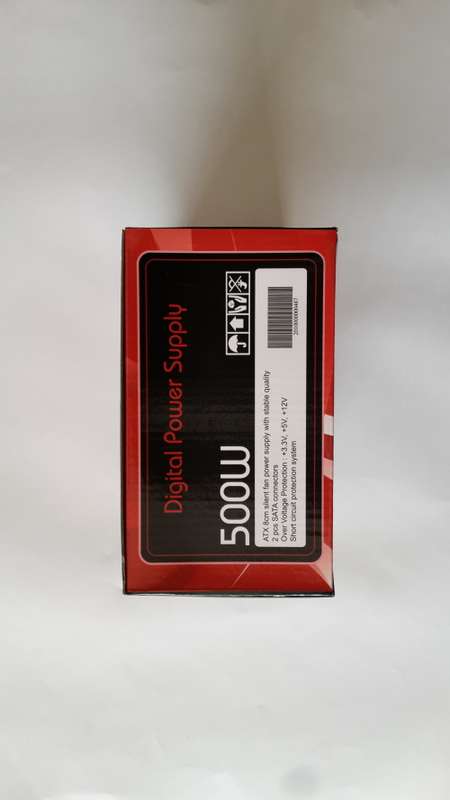 500W POWER SUPPLY PLUS SATA TO 6 PIN GPU CONNECTOR - BRAND NEW